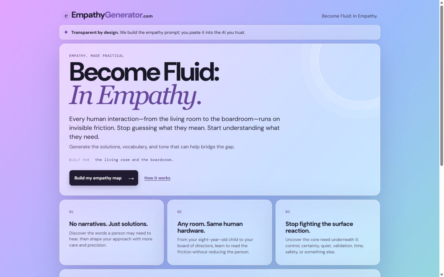Empathy Generator project preview
